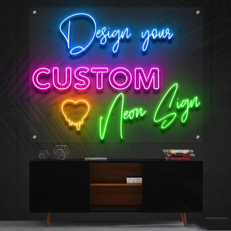 Miniatura 2 de Custom Flex LED Neon Signs, Personalize Light for Wedding Party Home Decor Customize Neon Sign Bar Store Logo Neon Sign Cute Baby Name Nursery Sign