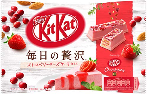 Nestle Japan Kit Kat Chocolate Daily Luxury Strawberry Cheese Cake Flavor 109g