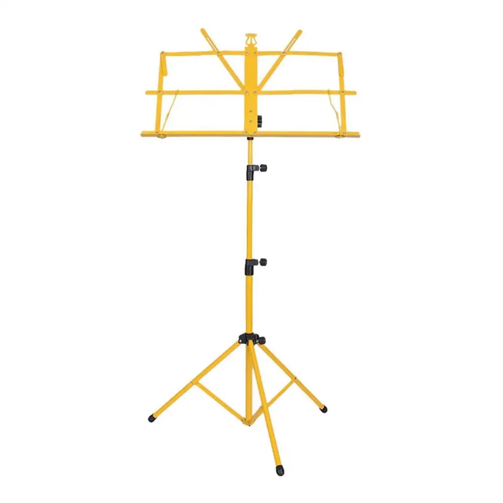 Supporto for spartiti Pieghevole in Metallo, treppiede, Piedini in Gomma Antiscivolo, Supporto for spartiti Regolabile per Instrumentalauffuhrungen(Pink)