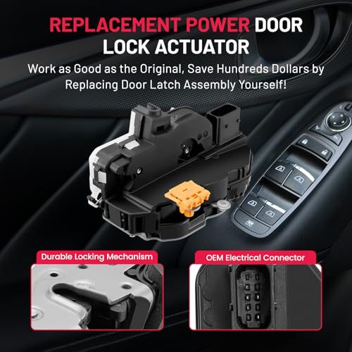 Image of SYERAL Door Latch Lock Actuator FL Front Left Driver Side Latch Motor Compatible with Buick Allure Cascada Encore Lacrosse Regal Verano, Compatible with Chevy Camaro Cruze Equinox Malibu Orlando