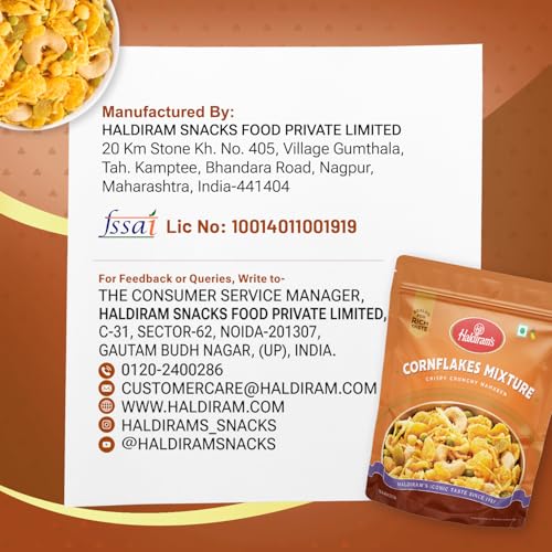 Image of Haldiram's Nagpur Cornflakes Mixture, 350g