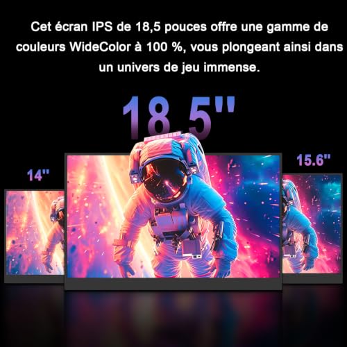 Tpsmtdis 18,5 Zoll 120Hz Portable Gaming Monitor 1080P – Ansicht 3