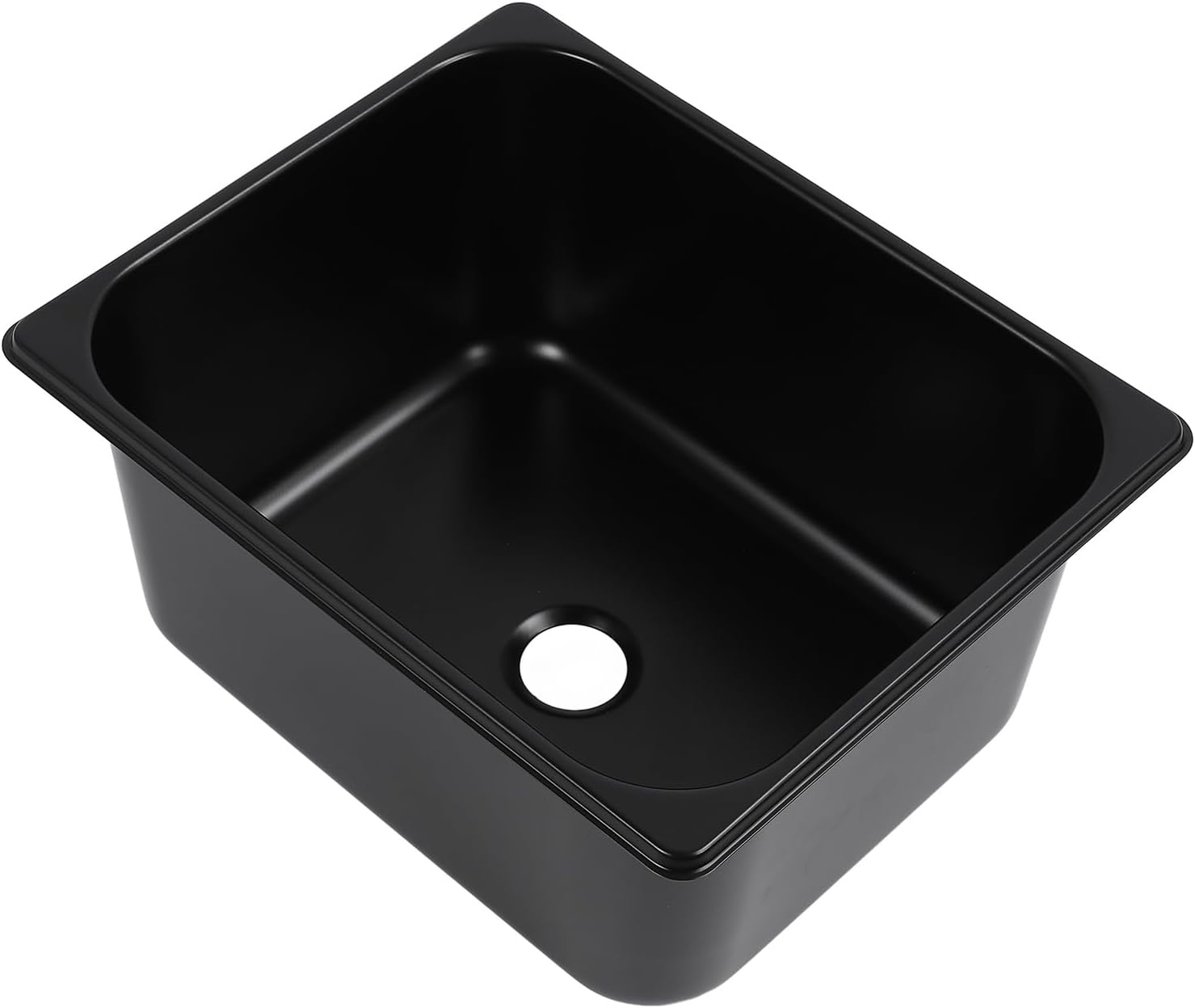 RV Bar Sink RV Wash Basin Sink 320 X 260 X 150mm RV Sink 304 Stainless Steel Square Kitchen Bathroom Wash Basin Sink with 40mm Outlet for Caravan Food Truck Campervan Boat