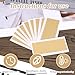 120pcs Hair Extension Tapes, Professional Double Sided Adhesive Replacement Tapes Easy to Use Beauty Tool for Human Hair Extensions (Brown)