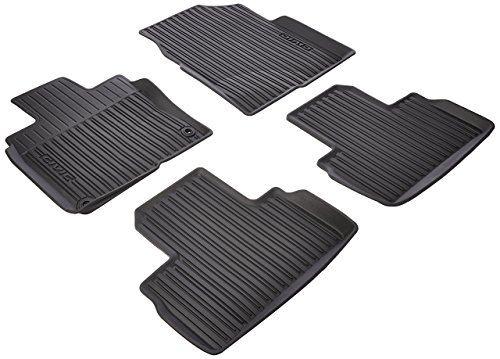 Genuine Honda 08P17-TBA-300 All Season Floor Mats-High Wall