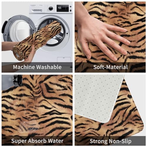 Valvphora Tiger Bath Mat, Bathroom Rug thumb #5
