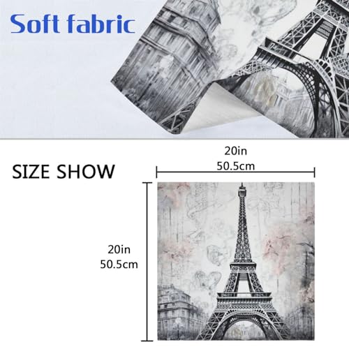 Servilletas de Tela Cuadradas Paris Tower Pack 6 miniatura 7