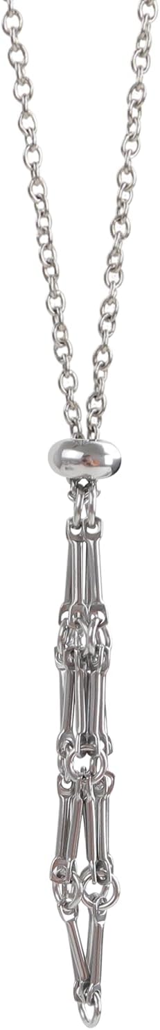 VNVETYTO Crystal Holder Necklace Stainless Steel Cage Crystal Gemstone Pendant Necklace Jewelry for Women Men