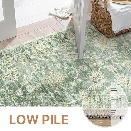 Tapete corredor GENIMO 2x5 lavable antideslizante boho miniatura 6
