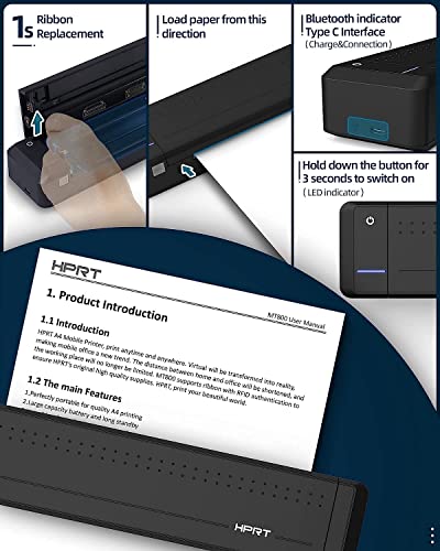 HPRT-MT800-Thermal-Ribbon-Support-MT800