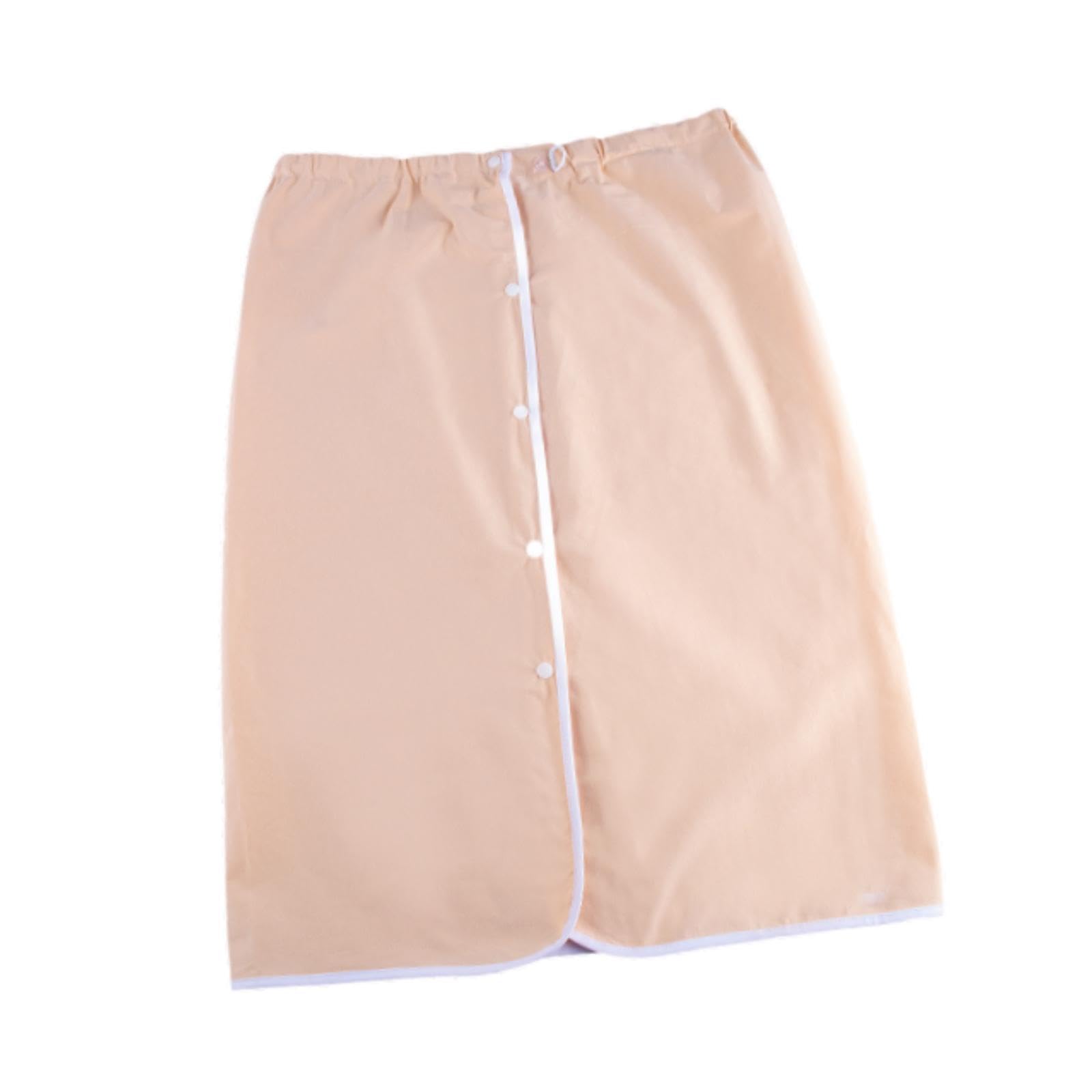 Adults Diaper Skirt Wearable Incontinence Bed Pad, Incontinence Garment, XXL Orange