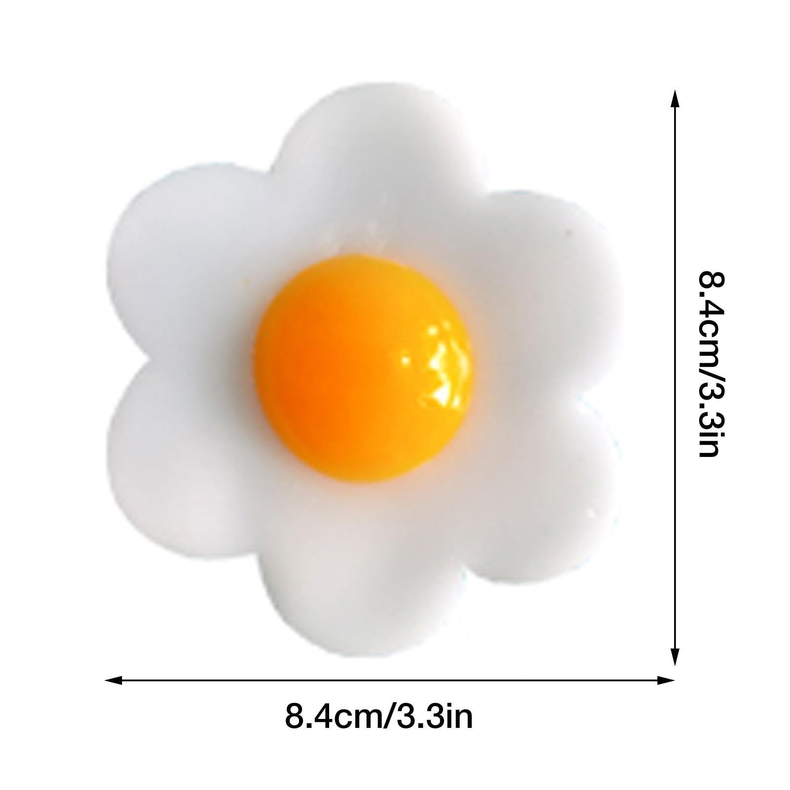 新品　 Amuseables Fried Egg 目玉焼き　卵 Amazon | リアル目玉焼きスクイーズトイ – 面白卵型ストレス解消グッズ