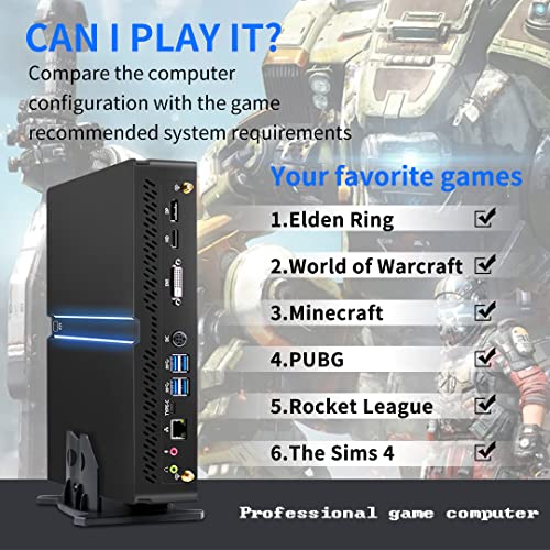 Image of msecore Mini Desktop Computer with i9-9900KF 3.60 GHz, RTX2060 6G, 64G DDR4 RAM, 1T NVME SSD, 4K@144Hz, 8K, Multi-Screen Display, Wi-Fi 6, BT5.1, Gaming PC with Win11 Pro