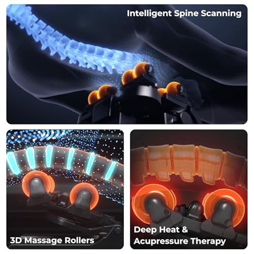 Image of CERAGEM V7, Therapeutic Thermal Massager @Home, Spinal Care Management, FDA Cleared Class II Medical Device, Patented Spinal Scan Technology Customized Massage (Brown)