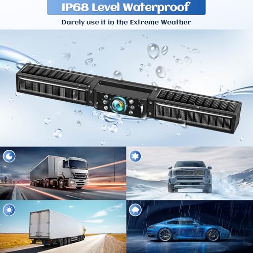 Image of Digital Wireless Backup Camera Kit, HD 1080P Reverse Camera Kit with Super Night Vision, IP69 Waterproof Rear View Camera 7'' LCD Monitor Plug and Play RV Camera for RVs Trucks Campersr
