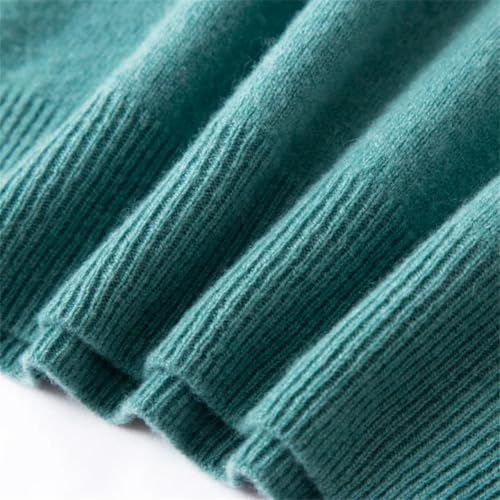Men's Merino Wool Sweater Round Neck Pullover Top Winter Thin Solid Color Knit Sweater4