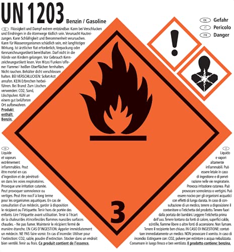 OEST Oecokraft Benzin OEST Oecokraft Alkylatbenzin 5 Liter - Für 4-Takt Motoren, KWF Geprüft Ethanolfrei Benzin Rasenmäher