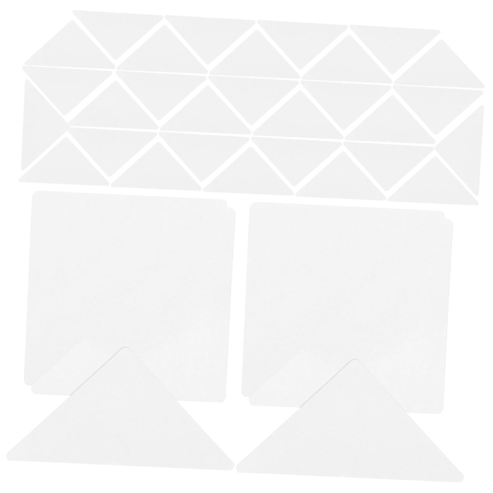 TOVINANNA 90pcs Mens Collar Stays for Shirt Collars Triangle Stays for Male Shirts Modeling Strong Adhesion