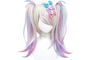 KAngel Cosplay Wig | Immerse in a World of Vibrant Hues and Effortless Style