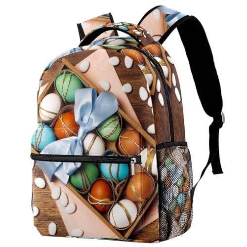 Mochila escolar juvenil multicolor con medidas de 29x20x40 cm