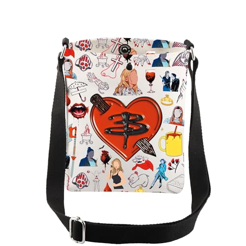 CMNIM Merchandise Characters Crossbody Bag 90s TV Show Inspired Gift Adjustable Shoulder for Fans
