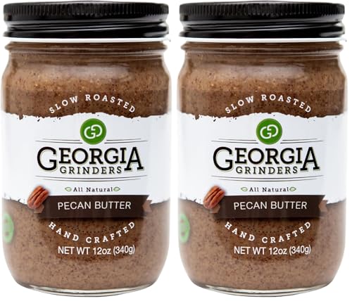 Image of Georgia Grinders Premium Nut Butter, Pecan, 12 oz (Pack of 2)
