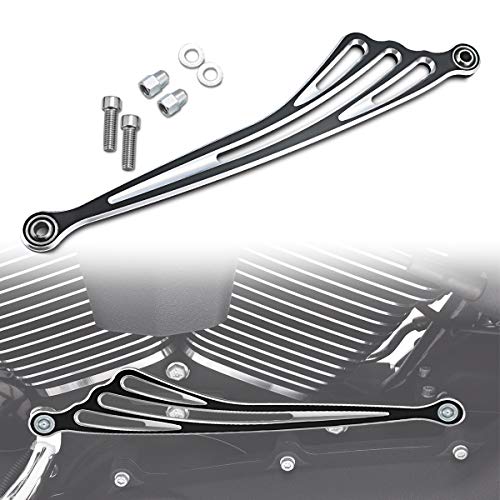 KATUR Motorcycle Wing CNC Black 31CM Gear Shift Lever Shift Linkage for Harley Trike Model Touring Road King Softail 1984-2015 2016 2017 - Thumbnail 5