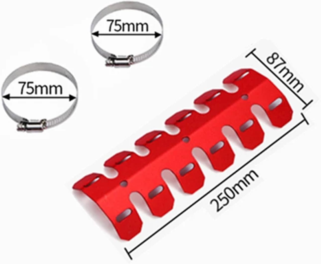 バイク マフラーカバー オートバイ用マフラーヒートプロテクター ホンダに適合 ヤマハに適合 スズキに適合 カワサキに適合 KTMに適