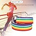 D Ring Belt – Wide Band, Color Strap | Vibrant Adjustable Waist Belt With Double Metal Rings For Jeans Pants Uniforms Dresses Casual Look, Unisex Fashion Accessory For Teen Girls Boys Adults Travel