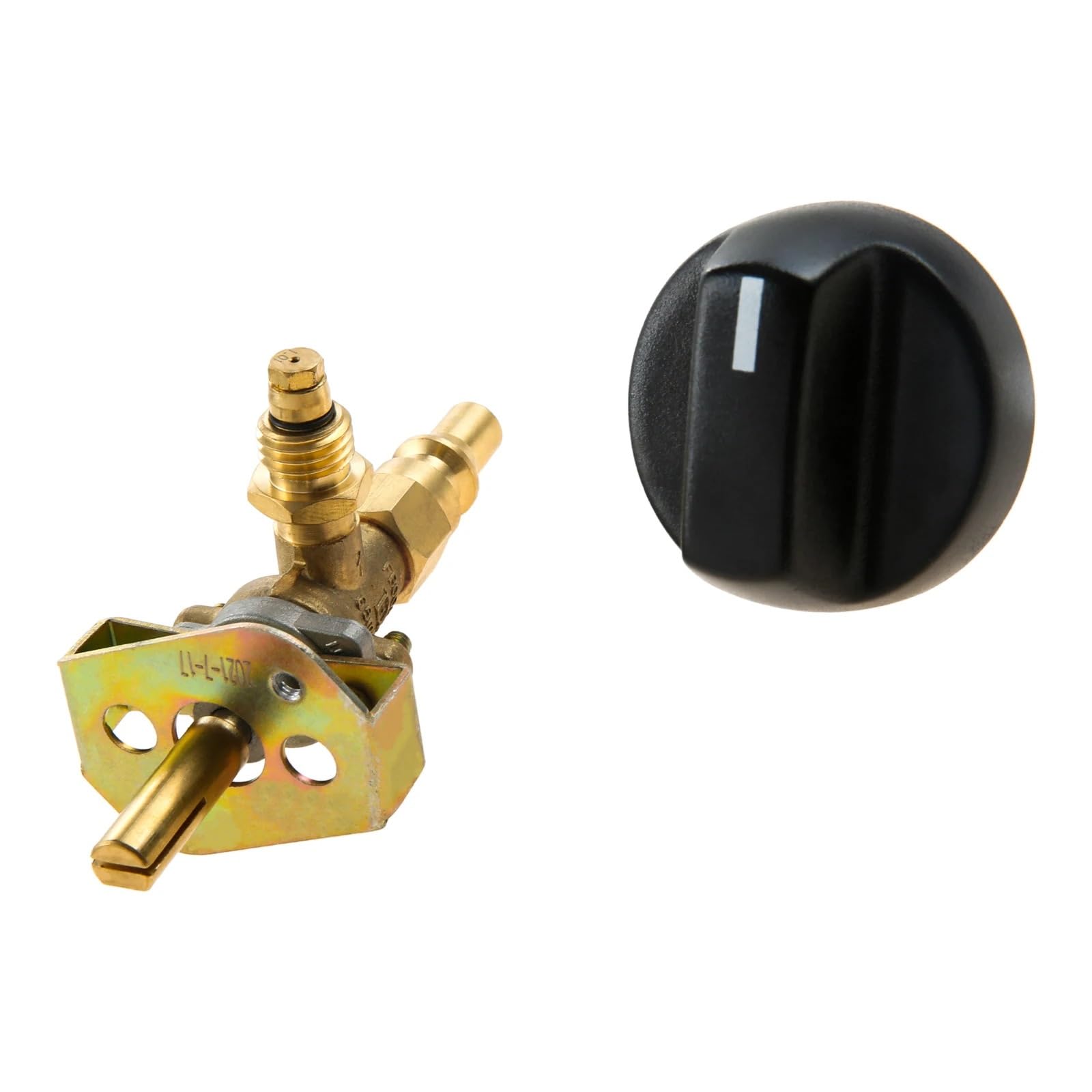 Valve de barbecue 57274 for 5500 grilles avec déconnexion rapide de 1/4 "pour alimentation de contrôle de camping-car ou de remorque