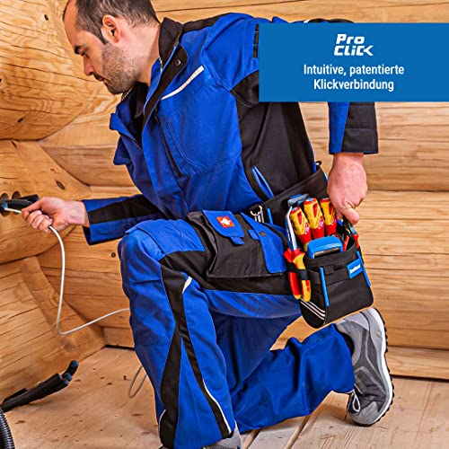 Sortimo ProClick Starterset Werkzeuggürtel M – Ergonomischer, gepolsterter Gürtel für Werkzeuge & Material – Flexibles Haltersystem mit Nagel- & Werkzeugtasche – Komfortabel & rückenfreundlich