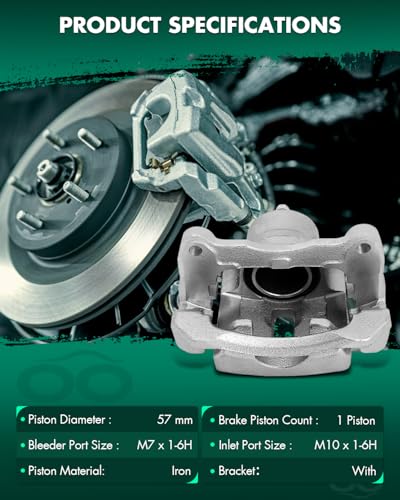 Image of SCITOO 19B2698 19B2699 Front Left & Right Disc Brake Calipers Assembly w /Bracket For Pontiac For Vibe 2003-2008,For Toyota For Corolla 2003-2008,For Toyota For Matrix 2003-2008