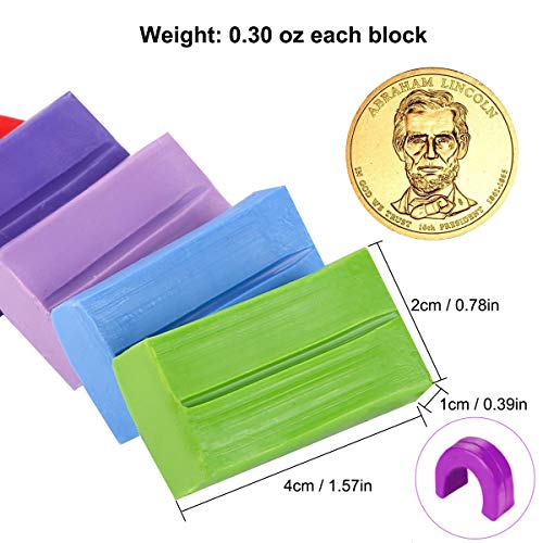 ciaraq 24 colors small block polymer clay starter kit oven bake clay cpsc conformed non-toxic molding diy clay great for kids beginners