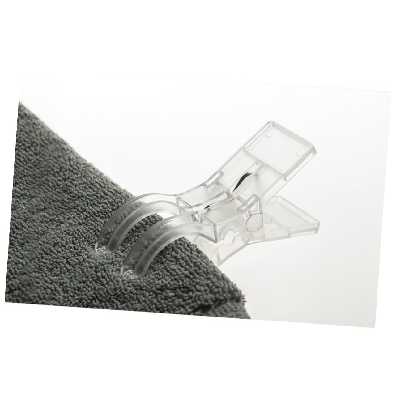 24piezas Clips De Toalla Jumbo Transparentes Resistentes Al Viento para Secar Ropa y Asegurar Toallas Sillas De Playa o Tumbonas
