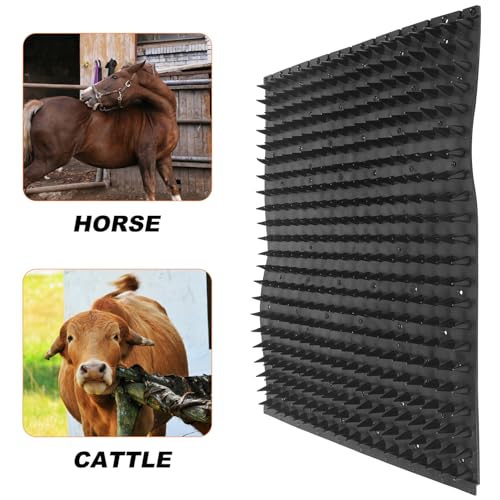 Yardwe Cow Scratch Mat 16.5 Inch Body Brush for Cattle Horse Livestock Itch Relief Farm Scratcher Mat for Skin Stimulation and Comfortable Animal Use - Image 2