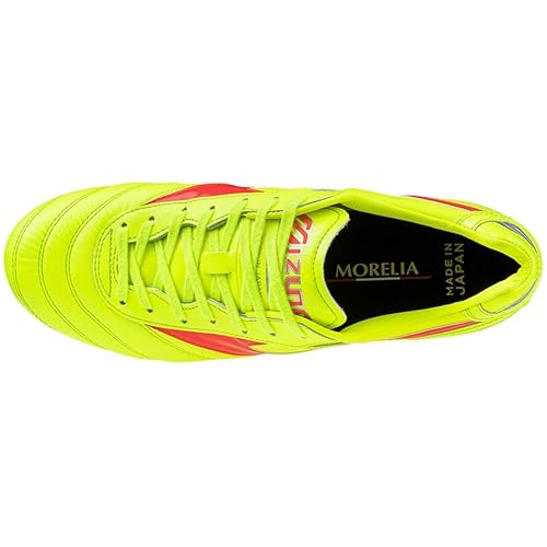 Mizuno MORELIA II JAPAN Chaussures de football SafetyYllwFeryCral2GlxySlver FemmeHommee Taille45 - vue 4