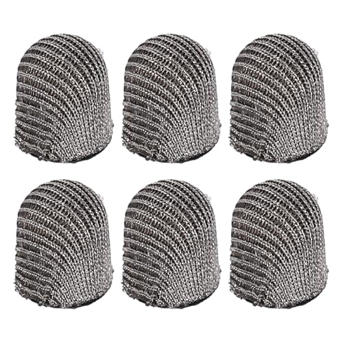 PATIKIL Puntas De Repuesto para Lápiz Estilográfico De 5.5 mm (0.22'), 6 Piezas De Punta De Fibra Conductora para Lápices para Teléfonos Móviles Computadoras Tabletas De Dibujo, Gris