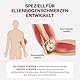 Fitomo Epicondylitis Ellenbogenbandage für Epicondylitis bei Tennis- und Golfern, mit 2 Kompressionspads, zur Linderung von Schmerzen bei Sehnenscheidenentzündung, 1 Stück (M)