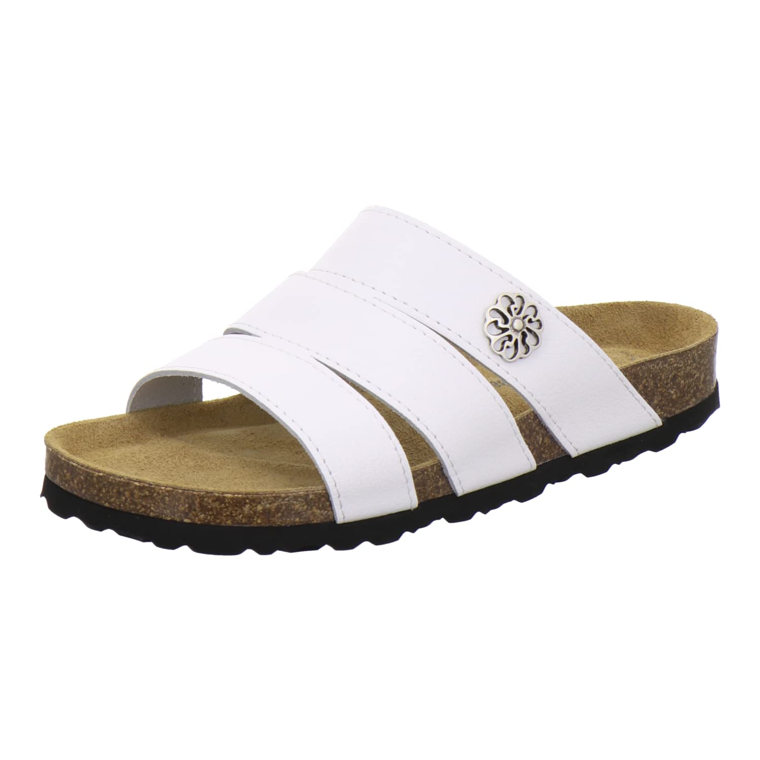 AFS-Schuhe 2113, Bequeme Damen Pantoletten echt Leder, praktische Arbeitsschuhe, Hausschuhe, Handmade in Germany