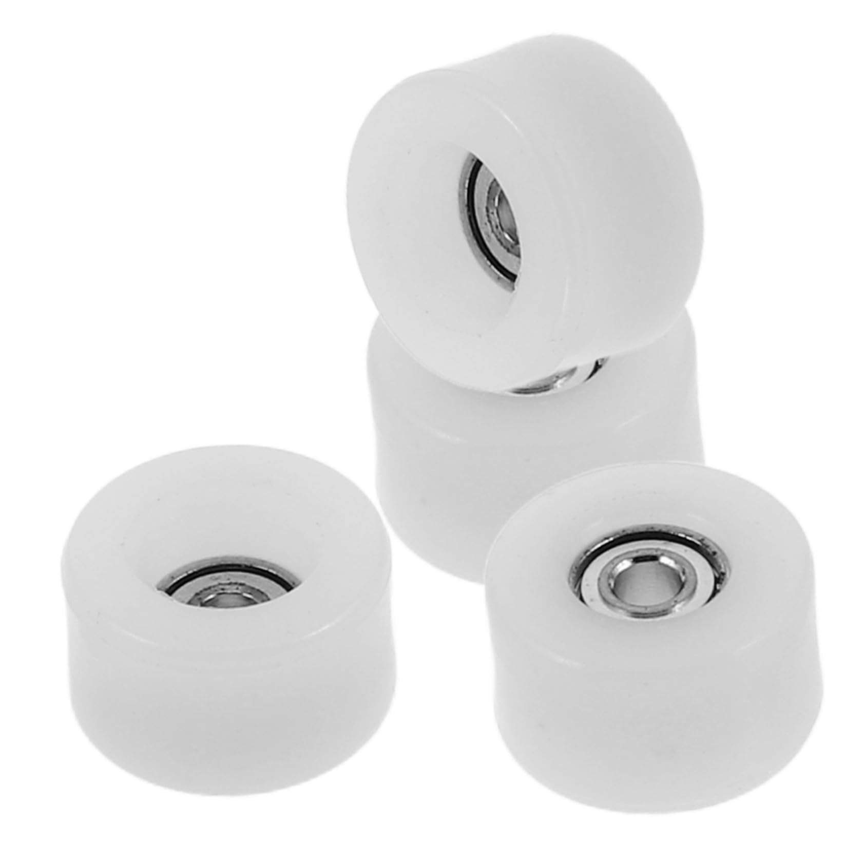 Totority 4pcs Professional Finger Skateboard Wheels with High-Speed Bearings Smooth Rolling Performance for Finger Skateboarding Vibrant Colors for Enhanced Style Complete Replacement