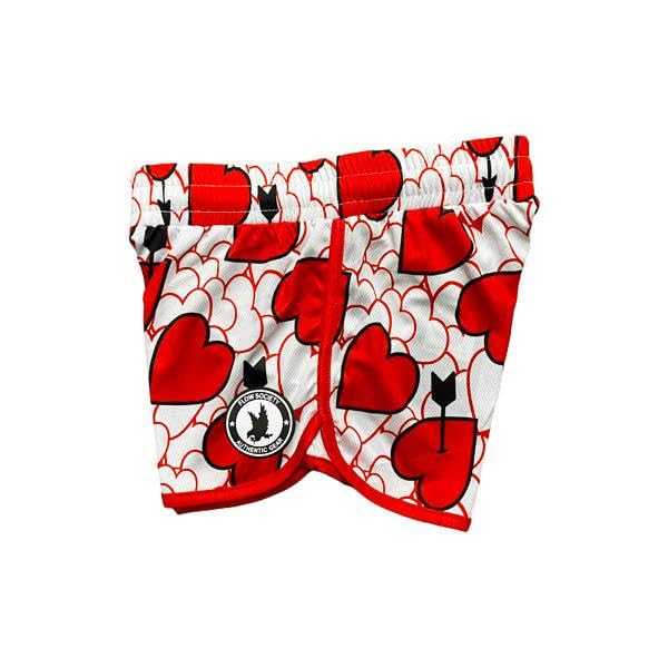 Flow Society Valentine Flow Girls Athletic Shorts - Gym - Sports - Activewear - Patterned - Basketball - Lacrosse Shorts2