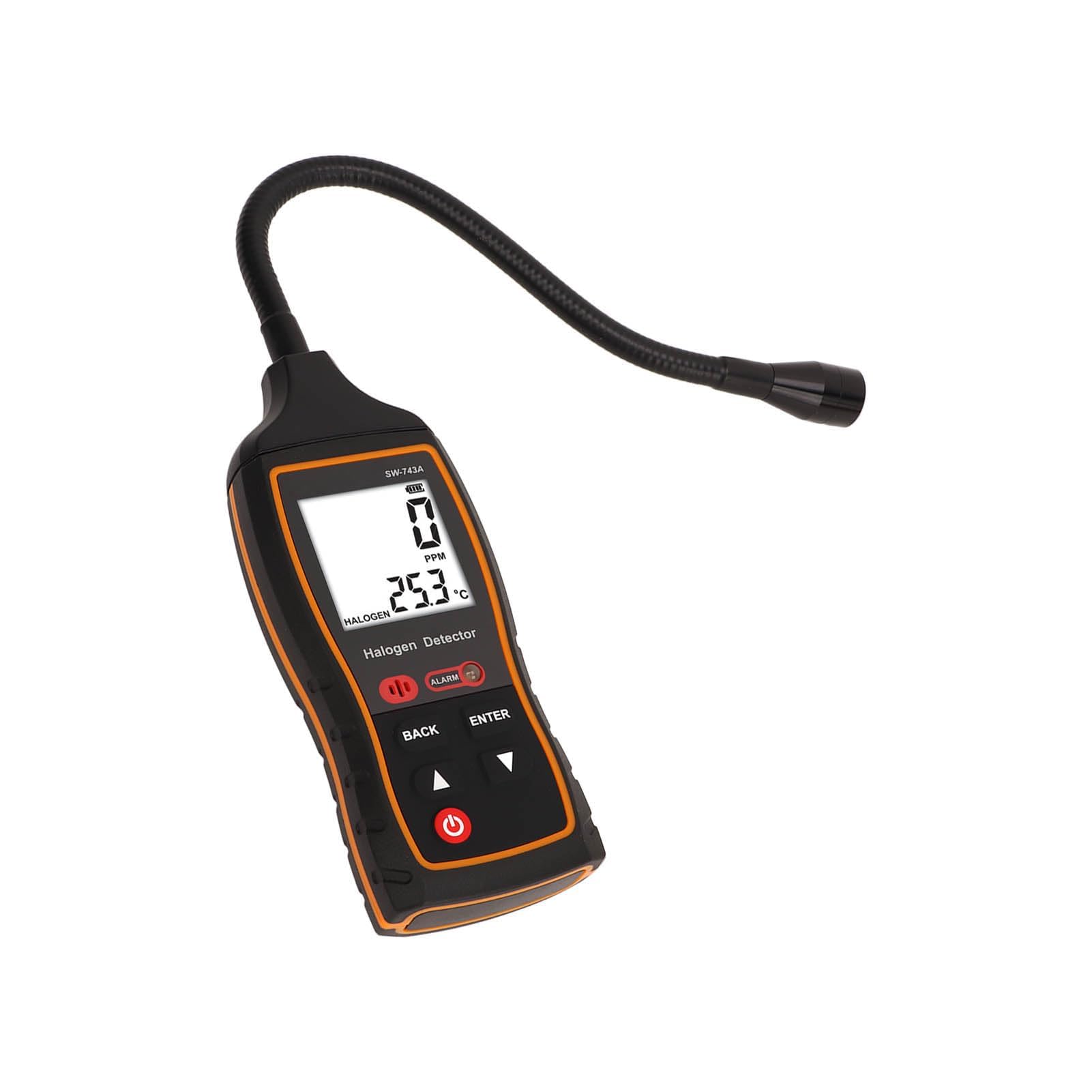 Digitaler Kältemittel Leckagedetektor für HVAC Halogengas Freon 0-1000 PPM Messbereich