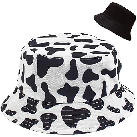 XYIYI Cow Print Reversible Bucket Hat Cover