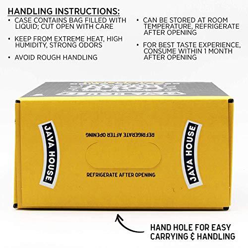 Java House Cold Brew Coffee On Tap, Colombian Black (1 Gallon / 128 Fluid Ounce Box) Single Origin, Not a Concentrate, No Sugar, Ready to Drink Liquid, .1 Pack