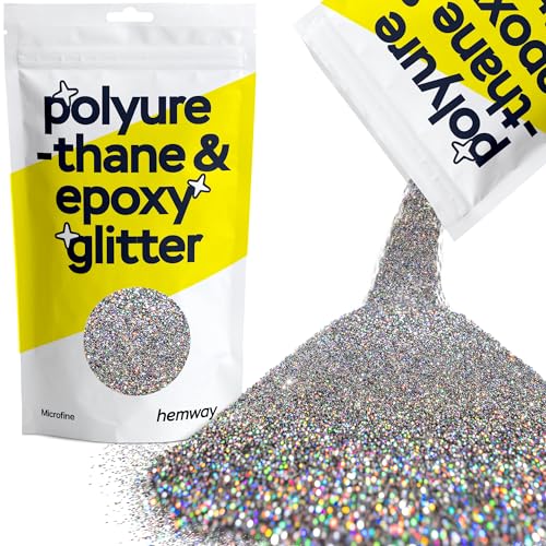 Hemway Poudre Paillettes Pistolet Gris Holographique 100g