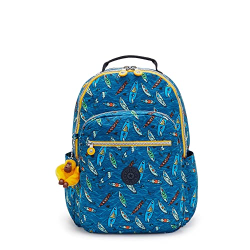 Image of Kipling Women's Seoul 15 inch Laptop Backpack, Durable, Roomy with Padded Shoulder Straps, Built-In Protective Sleeve