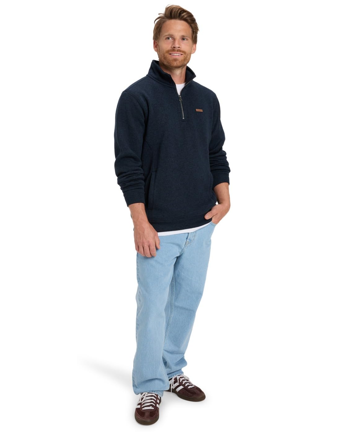 Quiksilver Keller 1/4 Zip Sweater Homme (Lot de 1)