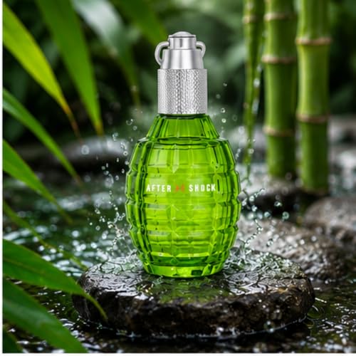 Image of Aftershock Hitman Eau De Parfum for Men 300ml | Long Lasting Perfume | Aromatic Amber Fragrance with Fresh Spicy, Green, Mossy & Musky Notes | Masculine Luxury Scent for Daily & Evening Occasions