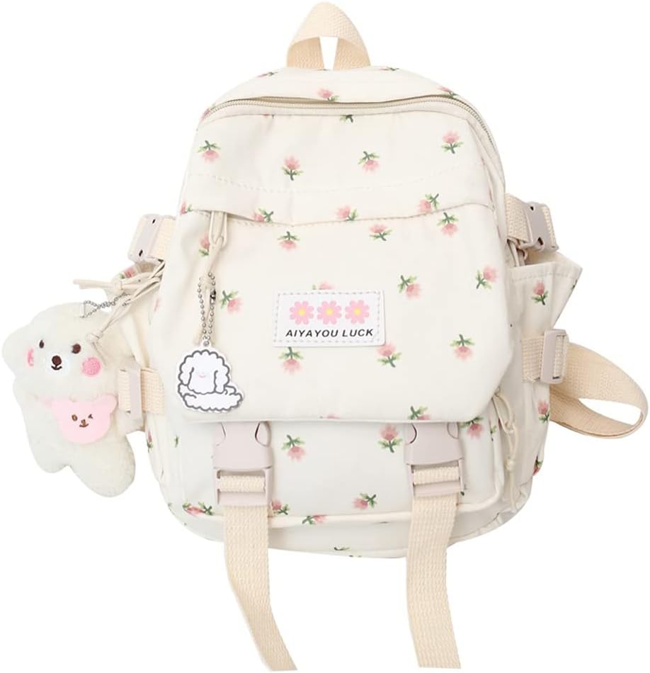 kakarin choyx Aesthetic Backpack 10.6 Inch Kawaii Backpack