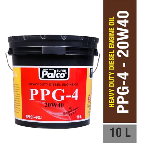 Image of PALCO PPG-4 20W40 | API: CF-4 /SJ & MB 228.1 Multigrade Engine oil for Diesel Commercial Road Transport Off Highway Vehicles | New Generation Automotive Vehicles | 10 Litres